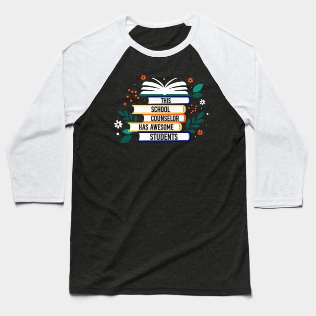 School Counselor Baseball T-Shirt by Trendsdk